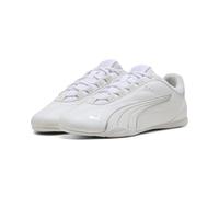 Sneaker PUMA "Catch Soleil Sneakers Damen", Gr. 40.5, weiß silber feather gray metallic, Obermaterial: Textil, Synthetik; Futter: Textil; Innensohle: Textil; Laufsohle: Gummi, Schuhe (31399741-40,5) w