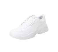 PUMA Damen Cilia Mode Shoes, Puma White-Puma Silver, 40.5 EU