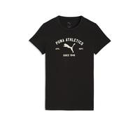PUMA Damen Class Graphic T-Shirt S, Black