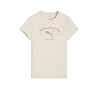 PUMA Damen Class Graphic T-Shirt XL, Alpine Snow White