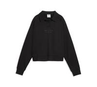Puma Damen Langarmshirt CLASS Relaxed Longsleeve Polo FL 694011-01 M PUMA Black