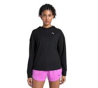 PUMA Damen CLOUDSPUN Hoodie Kapuzenpullis, PUMA Black-PUMA White, S