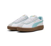 PUMA Damen Club Klassika Sneakers 37, White Safe Lake Feather Gray Blue