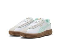 PUMA Club Klassika Sneakers Damen, Schuhe, Weiß/Mint Melt/Vapor Grau, 42 White