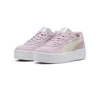 Puma Court Lally Skye Suede Sneakers Damen Schuhe | Mit Colorful | Rose Mauve/White | Größe: 38 Pink