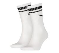 PUMA Damen Crew Heritage Stripe 2p Unisex Socken (2er Pack)