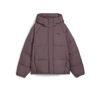 PUMA Damen Daunen-Pufferjacke mit Kapuze M, Raisin Purple