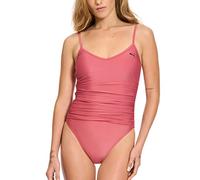PUMA Damen Einteiliger Badeanzug, dunkelrosa, XX-Large