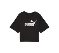 PUMA Damen ESS Cropped No. 1 Logo Relaxed T-Shirt M, Black