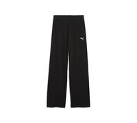 PUMA Damen ESS Elevated High-Waist Straight Leg Rib Pant Gestrickte Hosen, PUMA Black,