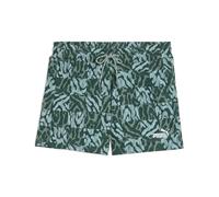 PUMA Damen ESS Graphic Mid-Rise AOP Shorts 5" Gestrickte Shorts, Green Moon, S