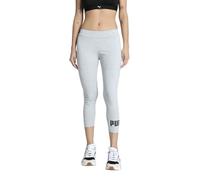 Puma ESS No. 1 Logo 3/4 Leggings Damen | Mit Logo Print | Light Gray Heather | Größe: XS Gray