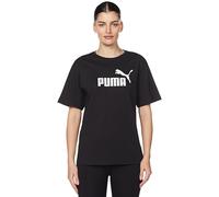 PUMA Essentials No. 1 Logo Relaxed T-Shirt Damen, Kleidung, Schwarz, M Black