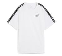 Puma Damen ESS Tape Relaxed Tee Sportstyle Core, Weiß, L
