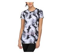 PUMA Damen Essential Tee-Graphic T-Shirt, Black-White Explosive Print, L
