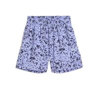 PUMA Damen Essentials Graphics Animal High-Rise Bedruckte 4" Shorts M, Intense Lavender Purple