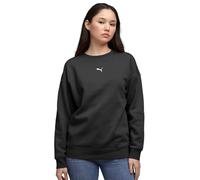 Puma Sweatshirt ESS Oversized Crew FL Fleece Damen Schwarz S