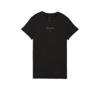 Puma ESSENTIALS SCRIPT TEE Damen T-Shirt, schwarz, größe XL