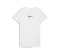 PUMA Damen Essentials Script T-Shirt M, White