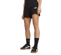 Puma Sweatshorts Essentials No. 1 Logo – French Terry, mit hohem Bund, 5'' – Damen schwarz S