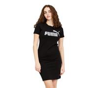 Puma Damen Essentials T-Shirt Schmaler Passform (in Übergröße Erhältlich) Kleid, Schwarz, Groß