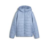 PUMA Damen Essentials Wattierte Kapuzenjacke S, Cool Blue