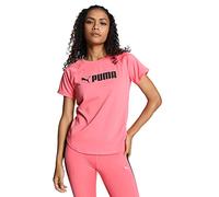 PUMA Damen Fit Logo Tee Tee, Entzückendes Pink, XS