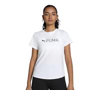 PUMA Damen Fit Logo Ultrabreathe Tee T-Shirt, Puma White-ss24 Puma Black, S EU