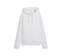 Hoodie PUMA "Essentials Elevated Hoodie Damen", Damen, Gr. M, weiß glow heather, Obermaterial: 100% Baumwolle. Kapuzenfutter: 100% Baumwolle. Rippe: 97% Baumwolle, 3% Elasthan, comfort fit, Sweatshirt