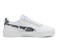 PUMA Damen Freizeitschuhe Carina 3.0 Snake Chic (400723) 37 ½ PUMA White-Vapor Gray-Puma Aged Silver