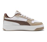 PUMA Carina Street Plateau Sneaker Damen 54 - PUMA white/flat bronze/ice coffee 40.5