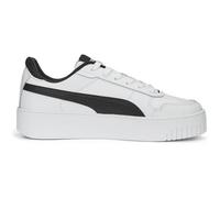 PUMA Damen Carina Street Sneaker, White Black Silver, 42 EU
