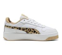 PUMA Damen Freizeitschuhe Carina Street Animal Flair (404196) 39 PUMA White-Toasted Almond-PUMA Silver