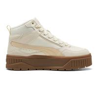 Puma Karmen Ii Idol Mid-Sneaker für Damen, Mattiertes elfenbeinfarbenes Segeltuch, 40.5 EU