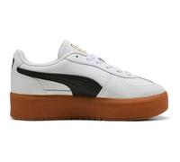 Sneaker PUMA "PALERMO ELEVATA LTH WNS", Gr. 37,5, puma weiß, gum, Leder, unifarben, sportlich, Schuhe (76281814-37,5) puma weiß, gum