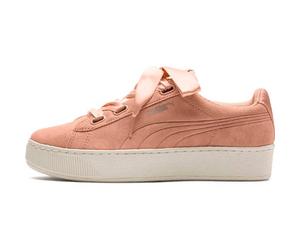 PUMA Damen Freizeitschuhe Vikky Platform Ribbon (366418) 37 ½ DUSTY CORAL-DUSTY CORAL