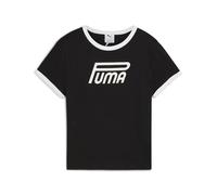 PUMA Damen Future.PUMA.Archive Graphic Slim T-Shirt L, Black