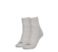 PUMA Socken mit Label-Detail im 2er-Pack in Mittelgrau, Größe 35-38