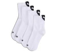 PUMA Women's Heart Logo Recycled Cotton Sock, White/Black, 39-42 (2er Pack)