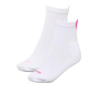2er Pack PUMA Heart Logo Crew Socken Damen 003 - white/pink 39-42