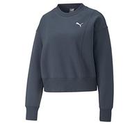 PUMA Damen Her Crew Sweatshirt, Dark Night, XL