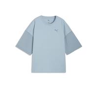 PUMA HER Oversized T-Shirt Damen, Kleidung, Blau, L Blue