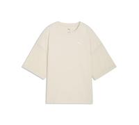 PUMA Damen HER Oversized T-Shirt M, Alpine Snow White