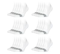 PUMA Damen Herren Footies Füßlinge Promo Socken 12 Paar, Größe:43-46, Artikel:-001 white