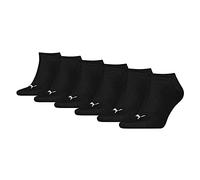 PUMA Damen, Herren Sportsocken Sneaker Plain 6er Pack Black 47-49