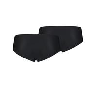 PUMA Damen Hipster im Pack - Unterhose, Vorteilspack, nahtlos, Mikrofaser, einfarbig Schwarz / XL / 4er Pack (2x2P) XL Schwarz