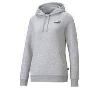 PUMA Ess Small Logo Hoodie Damen light gray heather S