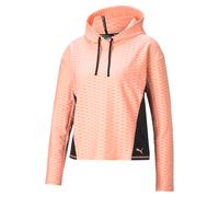 Puma Damen Hoodie Train Flawless Pullover Hoodie 520270-25 M Elektro Peach