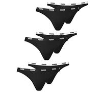 PUMA Damen Iconic Bikini Slip 6er Pack - Black (200) - S