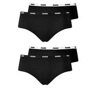 PUMA Damen Iconic Hipster Pantys Slips 573009001 4er Pack